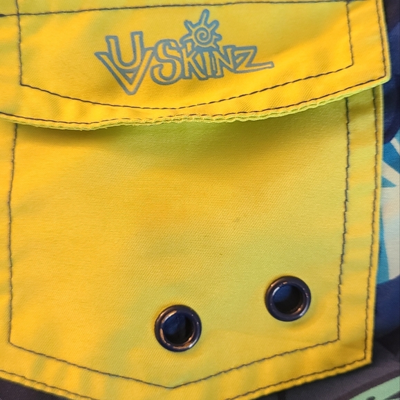 UV Skinz royal blue swim trunks - Picture 4 of 4